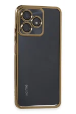 Newface Realme C53 Kılıf Razer Lensli Silikon - Gold
