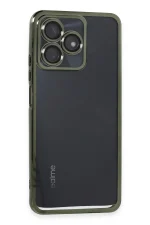 Newface Realme C53 Kılıf Razer Lensli Silikon - Yeşil