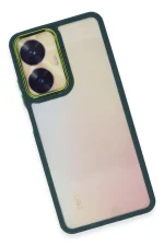 Newface Realme C55 Kılıf Dora Kapak - Haki Yeşil - Görsel 4