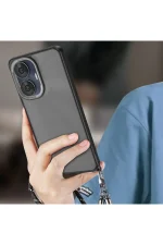 Newface Realme C55 Kılıf Elegant Kapak - Lacivert - Görsel 2