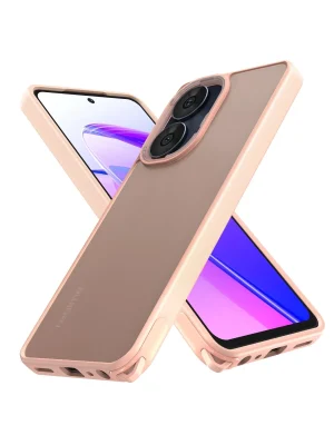 Newface Realme C55 Kılıf Elegant Kapak - Pudra