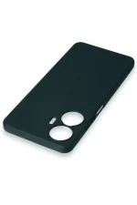 Newface Realme C55 Kılıf First Silikon - Koyu Yeşil - Görsel 5