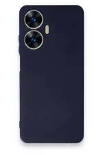 Newface Realme C55 Kılıf First Silikon - Lacivert