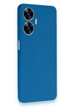 Newface Realme C55 Kılıf First Silikon - Mavi - Görsel 2