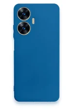 Newface Realme C55 Kılıf First Silikon - Mavi