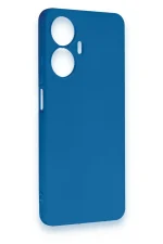 Newface Realme C55 Kılıf First Silikon - Mavi - Görsel 4