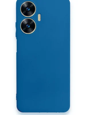 Newface Realme C55 Kılıf First Silikon - Mavi