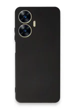 Newface Realme C55 Kılıf First Silikon - Siyah