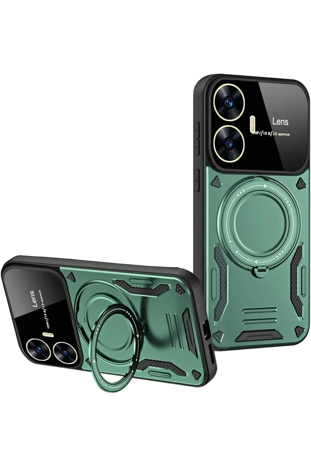 newface-realme-c55-kilif-joy-lens-standli-kapak-koyu-yesil-default.webp Newface Realme C55 Kılıf Joy Lens Standlı Kapak - Koyu Yeşil - Görsel 1