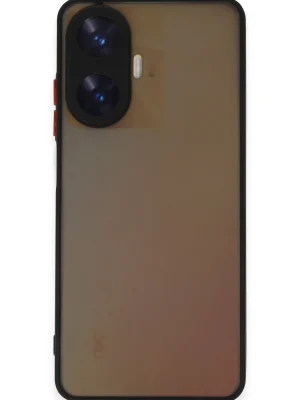 Newface Realme C55 Kılıf Montreal Silikon Kapak - Siyah
