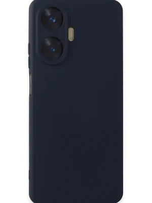Newface Realme C55 Kılıf Nano içi Kadife Silikon - Lacivert