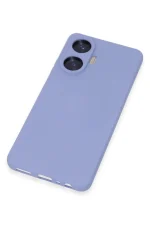 Newface Realme C55 Kılıf Nano içi Kadife Silikon - Lila - Görsel 2