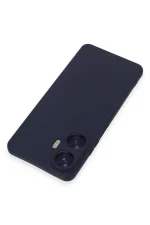 Newface Realme C55 Kılıf Nano içi Kadife Silikon - Mor - Görsel 4