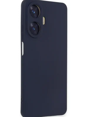 Newface Realme C55 Kılıf Nano içi Kadife Silikon - Mor