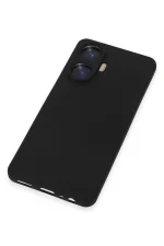 Newface Realme C55 Kılıf Nano içi Kadife Silikon - Siyah - Görsel 2