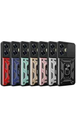 Newface Realme C55 Kılıf Pars Lens Yüzüklü Silikon - Yeşil - Görsel 2