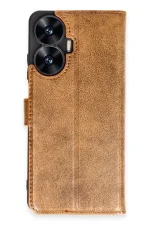 Newface Realme C55 Kılıf Trend S Plus Kapaklı Kılıf - Taba