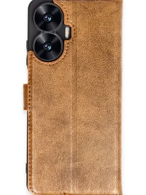 Newface Realme C55 Kılıf Trend S Plus Kapaklı Kılıf - Taba