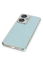 Newface Realme C55 Kılıf Volet Silikon - Açık Yeşil - Görsel 4