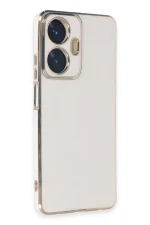 Newface Realme C55 Kılıf Volet Silikon - Beyaz - Görsel 2