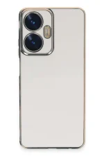 Newface Realme C55 Kılıf Volet Silikon - Beyaz