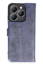 Newface Realme C63 Kılıf Trend S Plus Kapaklı Kılıf - Lacivert