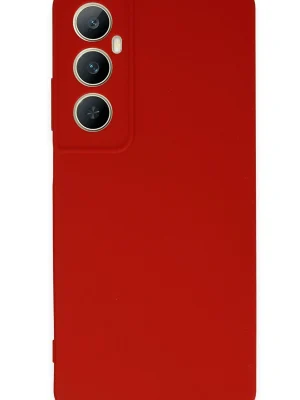 Newface Realme C65 Kılıf First Silikon - Kırmızı