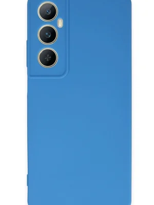 Newface Realme C65 Kılıf First Silikon - Mavi