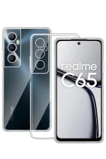 Newface Realme C65 Kılıf Lüx Şeffaf Silikon - Görsel 2
