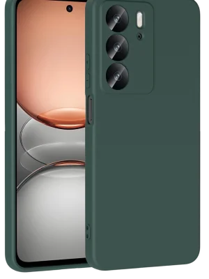 Newface Realme C75 4G First Silikon - Koyu Yeşil