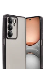 Newface Realme C75 4G Kılıf Razer Lensli Silikon - Siyah - Görsel 2