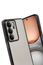 Newface Realme C75 4G Kılıf Razer Lensli Silikon - Siyah - Görsel 3