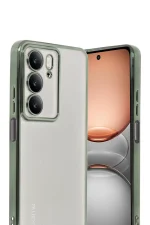 Newface Realme C75 4G Kılıf Razer Lensli Silikon - Yeşil - Görsel 2