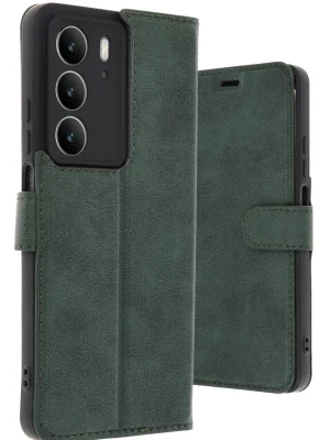 Newface Realme C75 4G Trend S Plus Kapaklı Kılıf - Koyu Yeşil