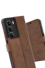 Newface Realme C75 4G Trend S Plus Kapaklı Kılıf - Taba - Görsel 2