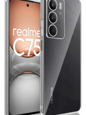 Newface Realme C75 Kılıf Lüx Şeffaf Silikon