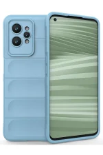 Newface Realme GT2 Pro 5G Kılıf Optimum Silikon - Sky Blue