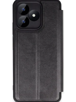Newface Realme Note 50 4G Kılıf Flip Cover - Siyah