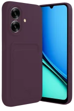 Newface Realme Note 60 Kelvin Kartvizitli Silikon - Derin Mor