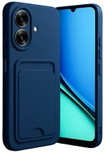 Newface Realme Note 60 Kelvin Kartvizitli Silikon - Lacivert