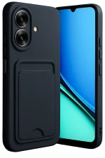 Newface Realme Note 60 Kelvin Kartvizitli Silikon - Siyah