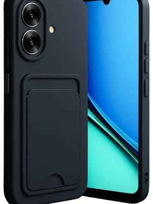 Newface Realme Note 60 Kelvin Kartvizitli Silikon - Siyah