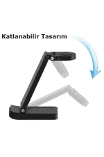 Newface S90 4in1 Kablosuz Şarj Masaüstü Set - Siyah - Görsel 6