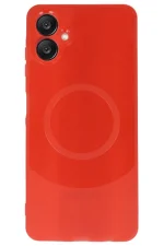 Newface Samsung A06 Kılıf Maya Karbon Kapak - Kırmızı - Görsel 2