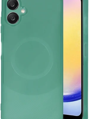 Newface Samsung A06 Kılıf Maya Karbon Kapak - Koyu Yeşil