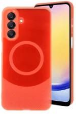 Newface Samsung A16 5G Kılıf Maya Karbon Kapak - Kırmızı