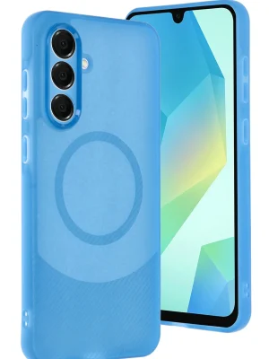 Newface Samsung A16 5G Kılıf Maya Karbon Kapak - Mavi