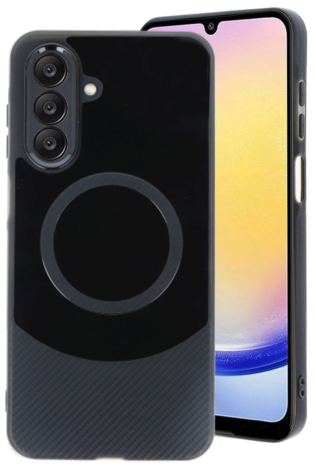 newface-samsung-a16-5g-kilif-maya-karbon-kapak-siyah-default.webp Newface Samsung A16 5G Kılıf Maya Karbon Kapak - Siyah - Görsel 1