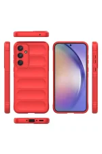 Newface Samsung Galaxy A26 Kılıf Optimum Silikon - Kırmızı - Görsel 3