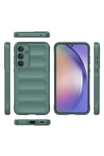 Newface Samsung Galaxy A26 Kılıf Optimum Silikon - Koyu Yeşil - Görsel 3